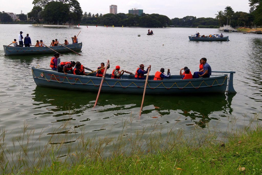 Ulsoor lake, Bangalore, watch tower