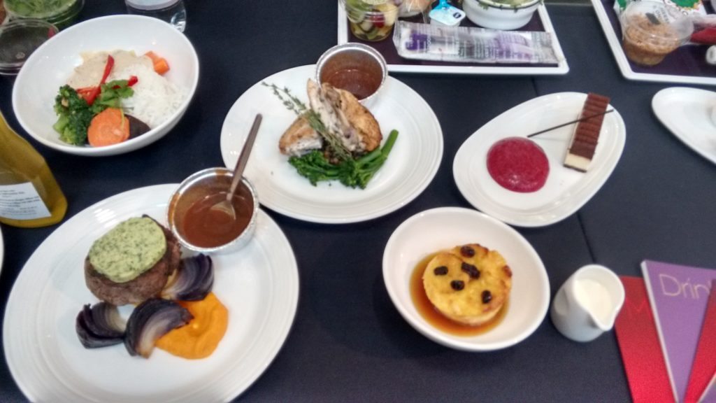 Meals served on board