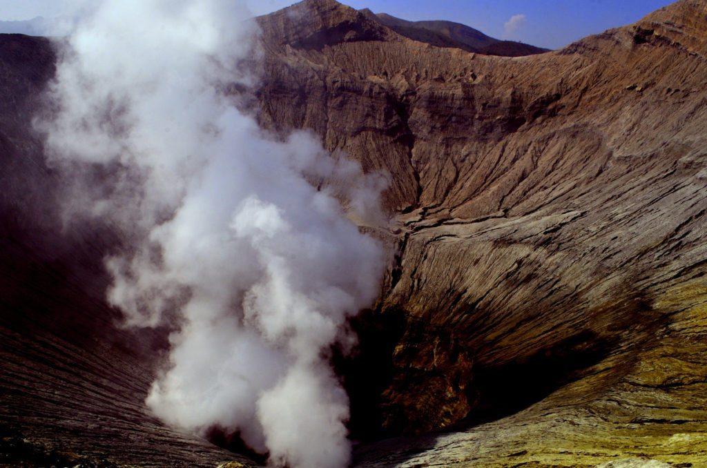 Mount Bromo, crater