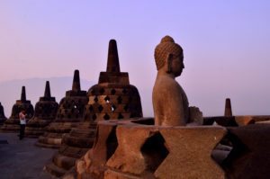 Borobodur, day break, sunrise