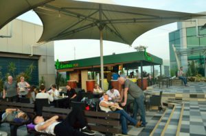 TaCatcke a ap after a drink