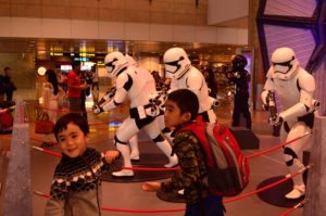 Changi Star Wars photo op
