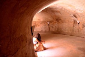 The underground tunnels in Jogja