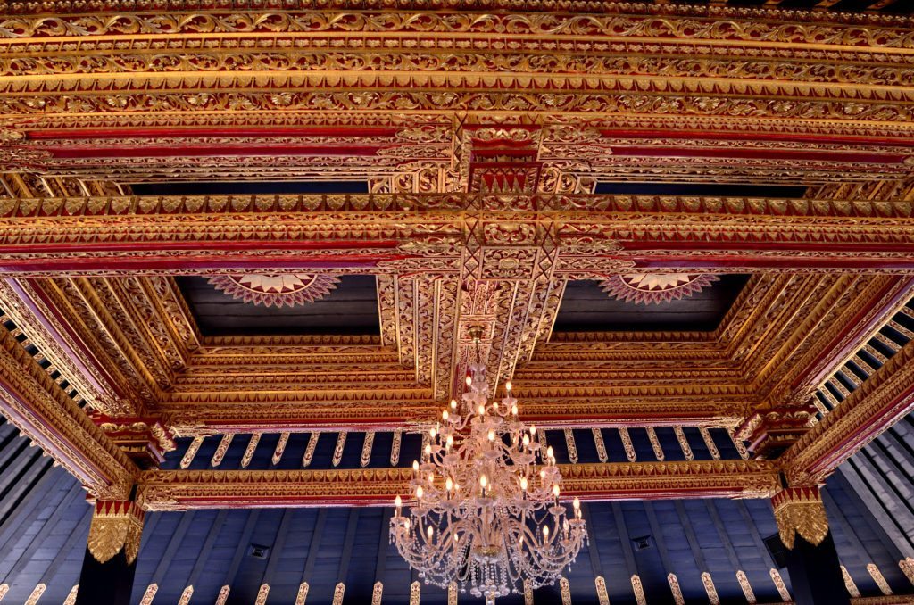 Ceiling of the golden pavilion 