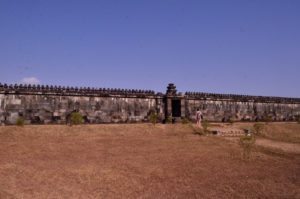 The audience hall at Ratu Boko