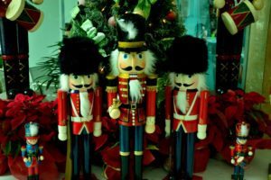 In the lobby of Shangri La