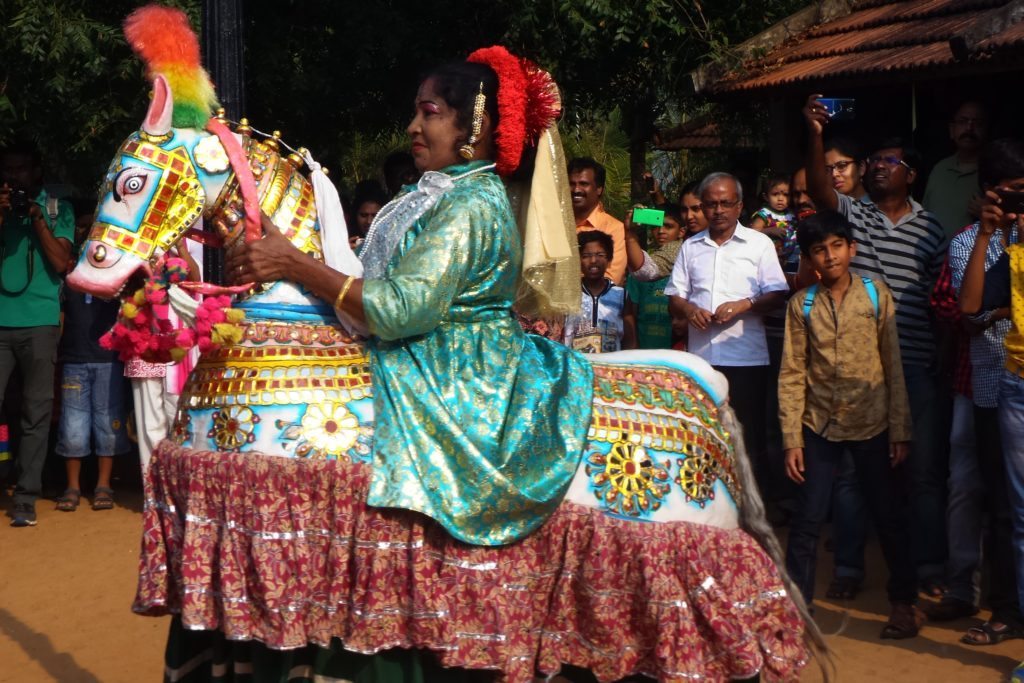 A performer out there