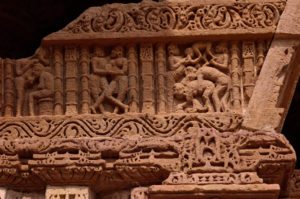 The erotic carvings are on the