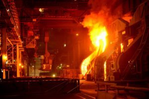 Furnace in the plant