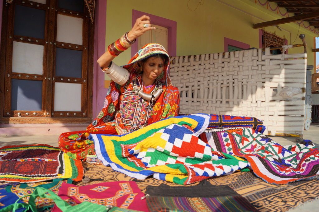 At one of the centres - Pic Courtesy- Welspun