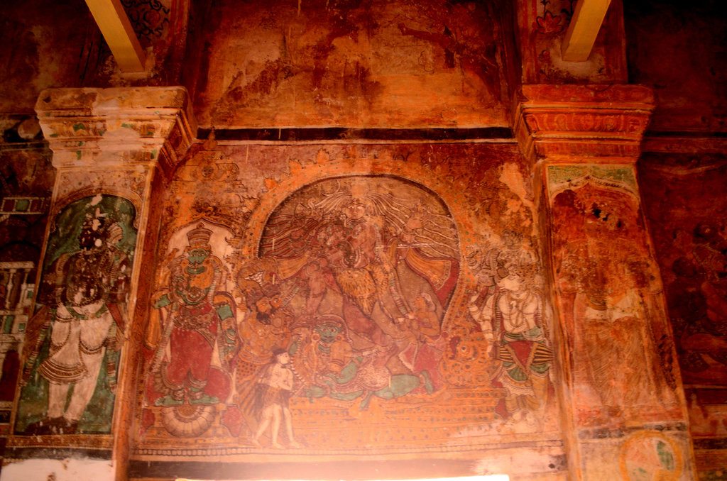 Ramanathapuram palace Ramnad Palace murals