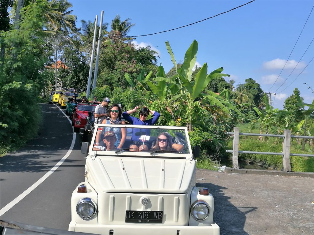 On the VW safari to Ubud