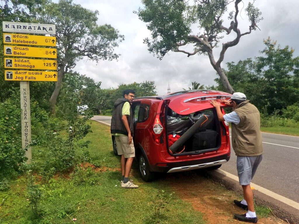 rioad trip, karnataka, renault lodgy