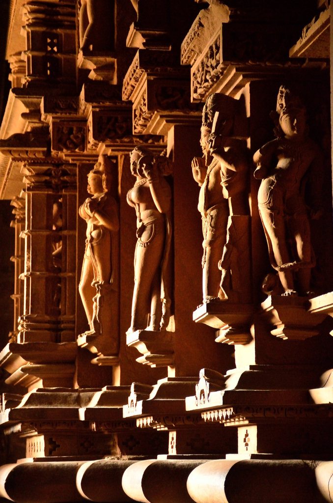 Erotic sculptures of Khajuraho